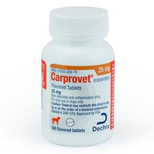 Carprovet 25mg Caplets 180ct - J&B Pet Source