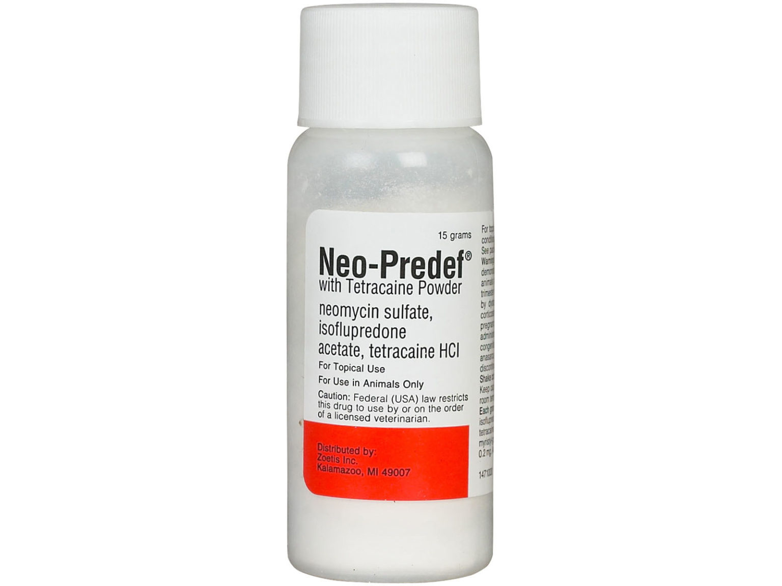 NeoPredef w/Tetracaine 15gm Powder J&B Pet Source