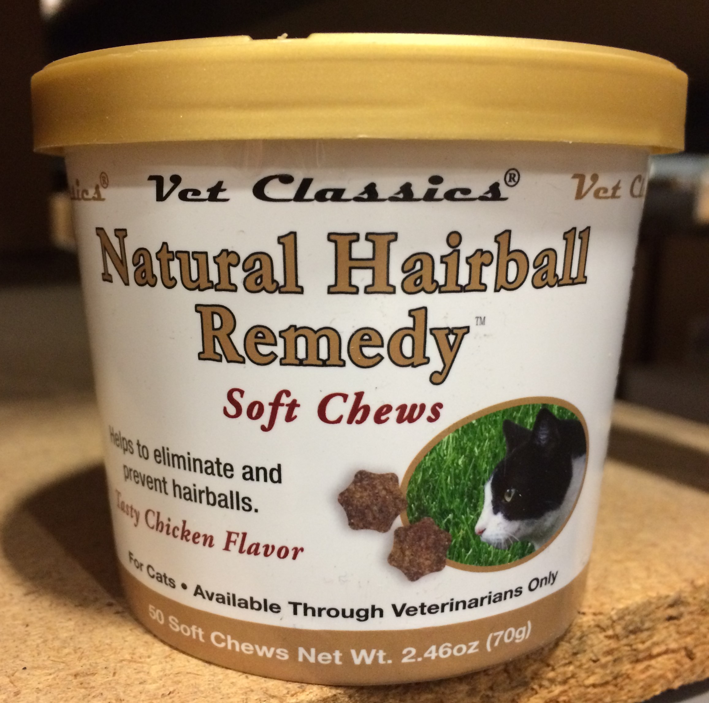 Vet Classics Natural Hairball Remedy Soft Chews 50ct J&B Pet Source